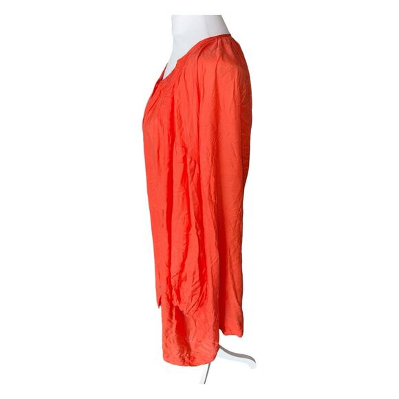 Jim Thompson Coral Kaftan Midi Dress Beach Cover Up Size XXL - Picture 4 of 12